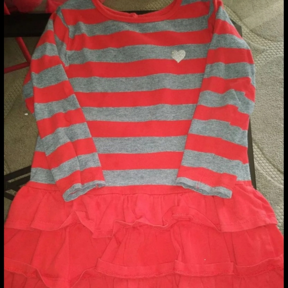 Long Sleeve Ruffled Dress